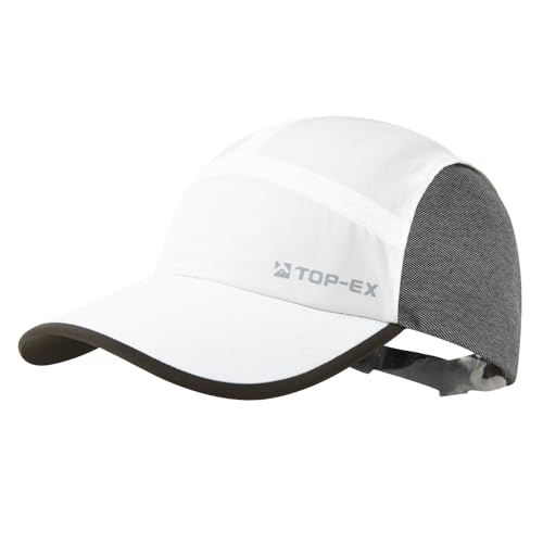 UvCoolix™ Cooling Sweatband Lightweight Running Hat,UPF50+ Protection Breathable Mesh Sun Cap,Quick Dry Performance Hiking - color: White, size: X-Large-XX-Large
