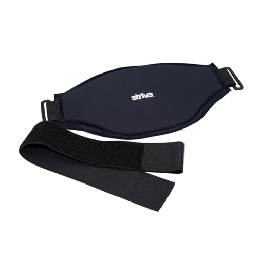 Strive Back Gel Pack Wrap, Hot & Cold Therapy Compression Support, Black - size: Back