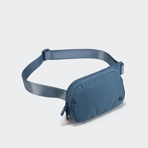 Pander Nylon Fanny Pack for Women, Two-Way Zipper Crossbody Bag - color: Indigo Blue
