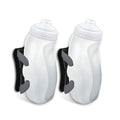 Amphipod RunLite Xtech Hydration System, 2x10.5oz Bottles, Jett-Lock Cap - color: Clear/Charcoal
