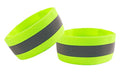 Reflective Running Gear,Reflective Bands for Arm/Wrist/Ankle/Leg,Biking Accessories for Women and Men - color: Yellow - 2 Bands