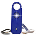 VOLTEK Personal Safety Alarm + Whistle Set for Women - Extra Loud (135 dB), LED Strobe Light, USB-C Rechargeable, Alert for Doors, Windows - Compact & Lightweight - Carabiner Included (Blue) - color: Blue