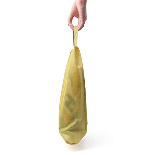pack all Shoe Bag for Travel, Water-Resistant Shoe Pouch for Sports - color: Mustard, style: 1 Pack