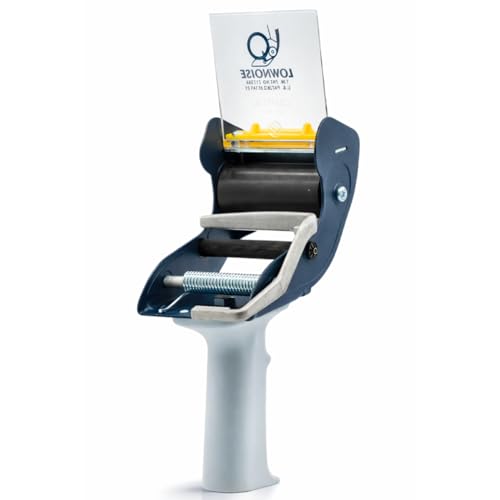 WOD SNC-389 3" Mousetrap Low Noise Carton Sealing Packaging Tape Silent Gun Dispenser with Safety Blade Cover - Ideal for Noise Sensitive Environments: Fits Up to 3 in. Wide (Holds 3 in. Core) - size: For 3 Inch Tape - 24 Pack