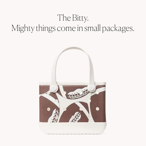 BOGG BAG Bitty Small Tote – 11” x 8.5” x 4.5” – Essential Bags for Beach, Pool, Boat, Sports, Tailgating, Cruise, Travel - color: Fair Catch