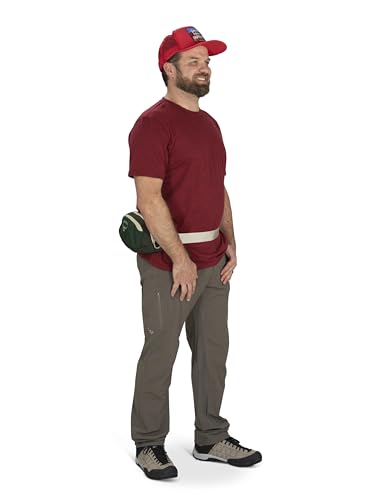 Osprey Daylite Waist Pack - Fanny Pack with Crossbody Shoulder Carry Option - Lightweight Hip Bag - color: Moody Burgundy