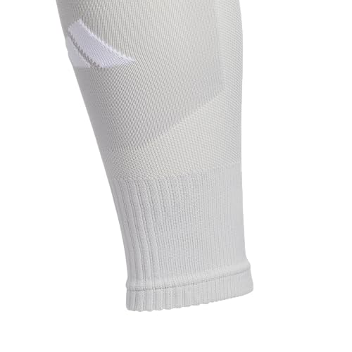 adidas Team Speed Over-the-Calf Soccer Socks or Calf Sleeves 1 Pair - color: Team Light Grey/White/5/Calf Sleeve, size: Medium, style: Calf Sleeve