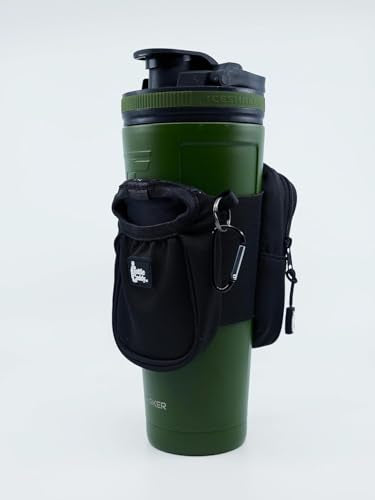 Bottle Caddy™ - The Original Water Bottle Pouch with a Wallet and Phone Holder, ideal for Gym Lovers, Hydro Enthusiasts, Hikers, and Athletes. The Best Water Bottle Accessories for Reusable Bottles