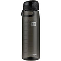 Fanhaw 32 oz Clear Plastic Water Bottle, Chug Lid, Black - color: Black