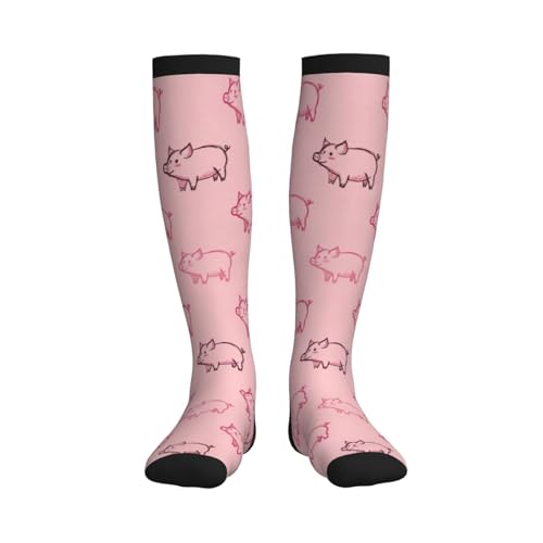 Graduated Compression Socks Knee High For Women Men Athletic - color: 20