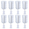 Bottle Brush Sponge Replacement Heads 8 Pack Durable Soft Sponge Brush Heads Environmental Protection Cup Cleaning Refill Heads Without Handle (Brush Heads 8PCS) - color: Brush Head 8pcs