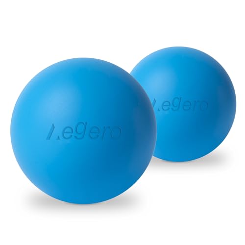 Massage Lacrosse Balls for Myofascial Release (2Pack, Blue) - color: Blue