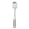 OXO Tot Baby Bottle Brush with Nipple Cleaner, Gray - color: Pebble