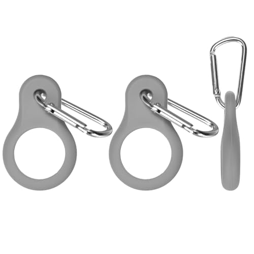 Water Bottle Hanging Buckle Clip - Water Cup Holder for Bike & Portable Secure Bottle Holder - color: Grey