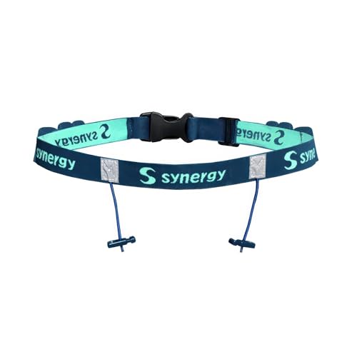 Synergy Running/Triathlon Race Day Number Belt - color: Teal 1-Pack