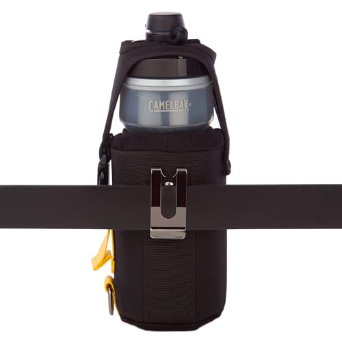 CamelBak Professional Insulated 21 OZ. Bottle with Rugged Poly Canvas Holder, Metal Belt Clip and Adjustable Straps - color: Black (Bottle)