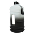 TOOFEEL Gallon Water Bottle - 128 oz with Flip Lid & Handle - BPA Free with Measurements - Black & White Gradient - color: Black and White, style: 128 oz water bottle