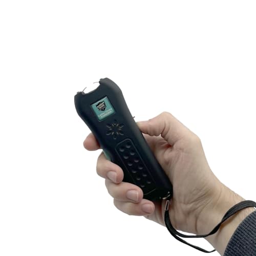 Streetwise Ladies’ Choice Stun Gun for Women - Rechargeable Device with Alarm, LED Flashlight, Safety Disable Pin & Built-in Charger - Personal Safety Tool with Holster & Lanyard - style: Teal Accents