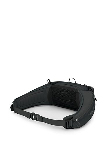 Osprey Tempest 6L Women's Lumbar Hiking Waist Pack - Fanny Pack with Water Bottle Holders - color: Black/Coal Grey, style: 6l (Extended Fit)