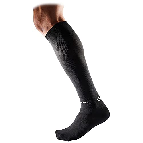 McDavid Compression Socks Calf Shin. (1 Pair) Pain Relief, Recovery, Shin Splints, Achilles Tendon Stability and Support - size: Medium