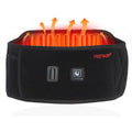 Heated Waist Belt, Cordless Lower Back Heating Pad, Black - size: 45 inches