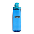 Nalgene 24 oz On The Fly Lock-Top Water Bottle, Slate Blue w/Glacial - color: Slate Blue with Glacial, size: 24 Ounces