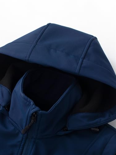 KVE Women's Windproof Waterproof Lightweight Softshell Vest - color: Navy, size: XX-Large