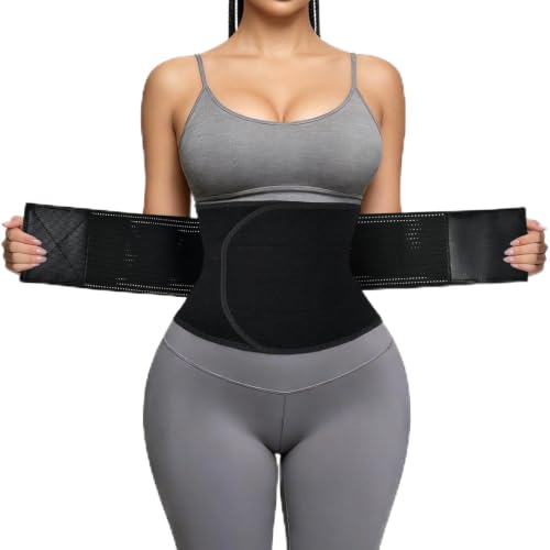 LKV Waist Trainer for Women, Sweat Band for Stomach Weight Loss - size: Medium