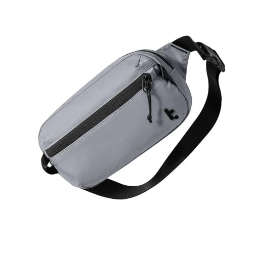 tomtoc 1.5L Sling Bag with RFID Blocking Crossbody Chest Pack for Men Women - color: Light Gray, size: 1.5L