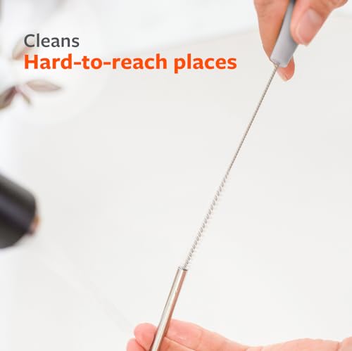 Full Circle All-in-One Bottle Cleaning Multitool, Gray - color: Gray