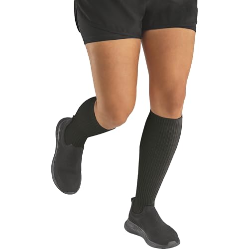 JOBST ACTIVA Athletic 15-20 mmHg Compression Socks Knee High, Closed Toe - color: Black, size: X-Large