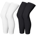 Skylety Compression Leg Sleeves Men Women - color: Black and White, size: Small