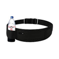 Running Hydration Belt with Water Bottle Holder, Phone Storage, Black - color: Jet Black