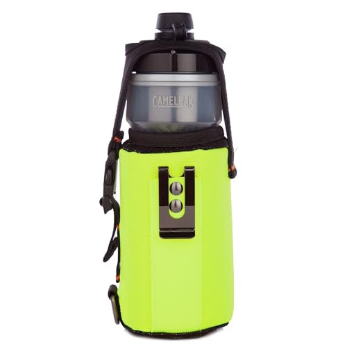 CamelBak Professional Insulated 21 OZ. Bottle with Rugged Poly Canvas Holder, Metal Belt Clip and Adjustable Straps - color: Hi Vis Yellow (Bottle)