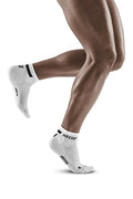CEP Men's The Run Low Cut Socks 4.0 - Athletic Performance Socks - color: 4.0 - White, size: 3