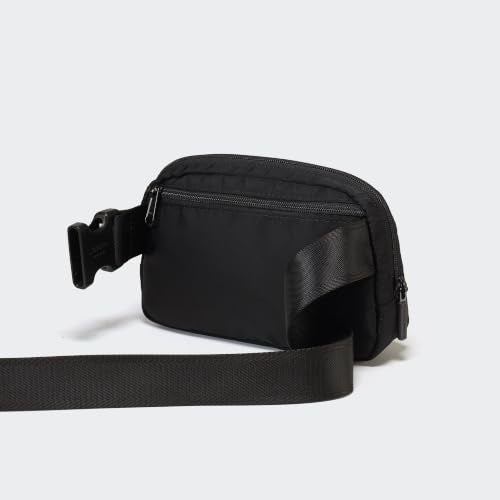 Pander Crossbody Belt Bag for Women and Men, Travel and Everyday Use - color: Black Onyx