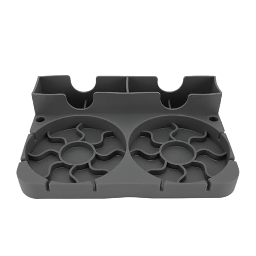 Non-Slip Silicone Bottle Drying Rack for Water Bottles - Space-Saving Stand for Home, Office, Kitchen (Gray) - color: Gray