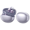 Open Ear Earbuds Clip On Headphones Wireless Earbuds for Workout(Purple) - color: Purple