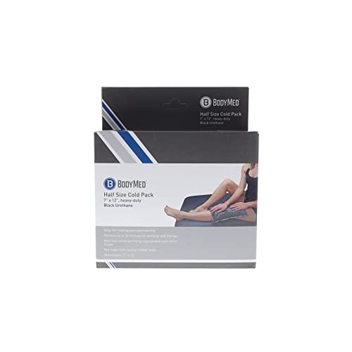 BodyMed Heavy Duty Reusable Urethane Ice Pack for Knee, Arm, Elbow, Shoulder, Back - Professional Grade Cold Therapy for Injuries, Aches, Swelling, Bruises, Sprains - 12 in. x 7 in. (Half) - size: 12 Inch x 7 Inch (Half)