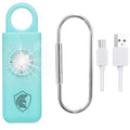 Personal Safety Alarm Rechargeable (Aqua) - color: Aqua