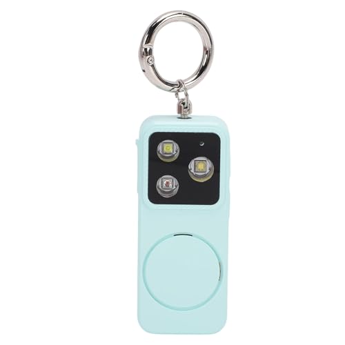 GOWENIC Personal Safety Alarm for Girls Women, 150dB Loud Alarm with LED Light, Comes with Anti Lost Keychain, Gifts for Women, Girls, Students, Night Running (Green) - color: Green