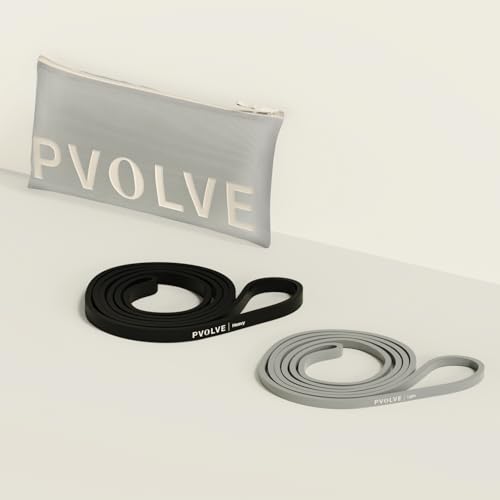 Pvolve Resistance Bands Set – Fabric Booty Bands & Body Bands for Glutes, Hips, Legs & Full-Body Strength Training - size: Body Bands