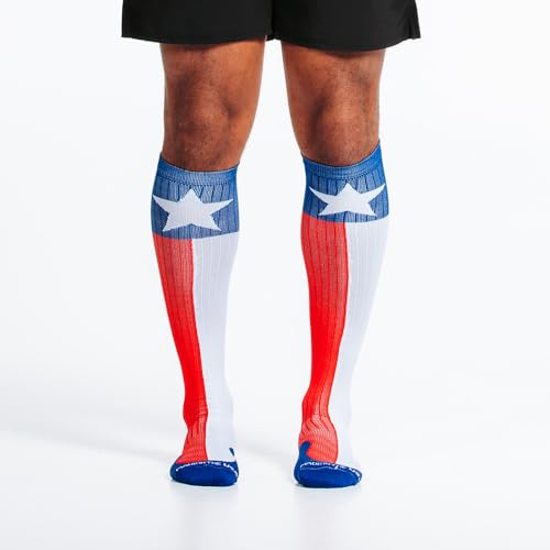 PRO Compression Marathon Socks - color: Texas Star, size: Large-X-Large