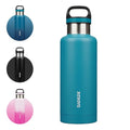 BJPKPK 32oz Insulated Water Bottle Stainless Steel Water Bottle with Handle - color: Laguna, size: 32 Ounces