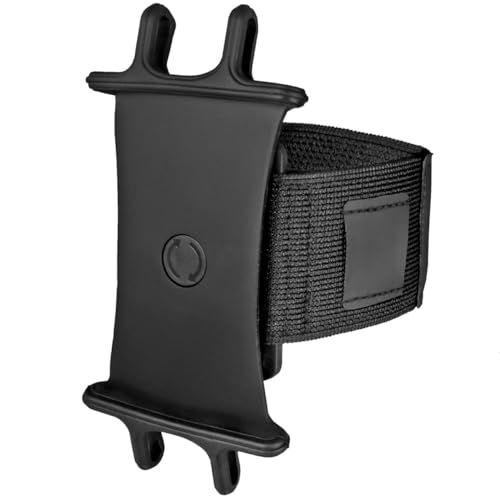 BoxWave Holster Compatible with Apple iPod Touch (7th Gen 2019) - ActiveStretch Sport Armband, Adjustable Armband for Workout and Running - Jet Black