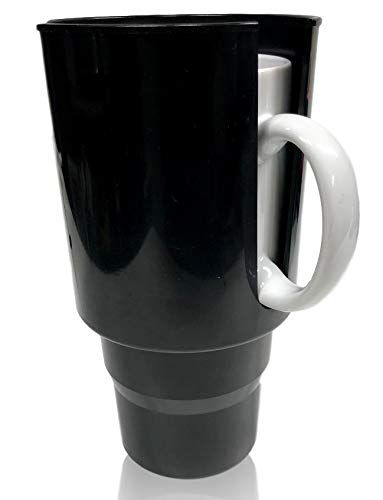 Arca Gear Hydro Cup - Car Cup Holder Adapter for Hydro Flasks (32/40 Ounce), Nalgenes (32/48 Ounce), Yeti Ramblers (36 Ounce), Klean Kanteens (32/40 Ounce), and Other Large Bottles