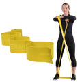 THERABAND CLX Resistance Band with Loops, 5-Foot Band - color: Level 1 / Light - Yellow