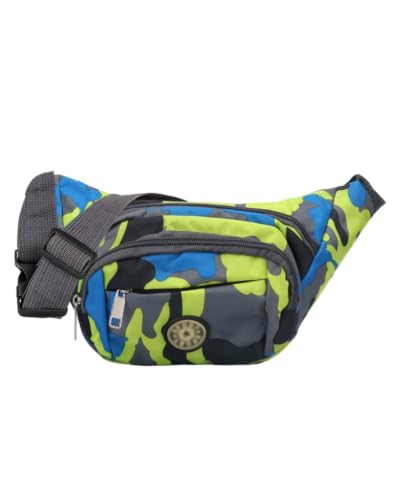 AIBEARTY Fashion Fanny Pack Small Checkered Waist Pack Belt Waist Bag Pack Pouch with Adjustable Strap for Sport Running,Camping,Trip - color: Camouflage 03