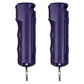 Police Magnum Keychain Pepper Spray Flip Top Safety 2 Pack 1/2oz - Maximum Heat Strength OC with Dye - Tactical Small Compact Case Holder - for Women & Men's Self Defense - Made in The USA - color: PURPLE