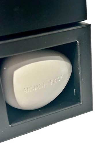 GIORGIO ARMANI Ceramic Massage Stone Small Travel Size 2.5 L x 2 White - 2603